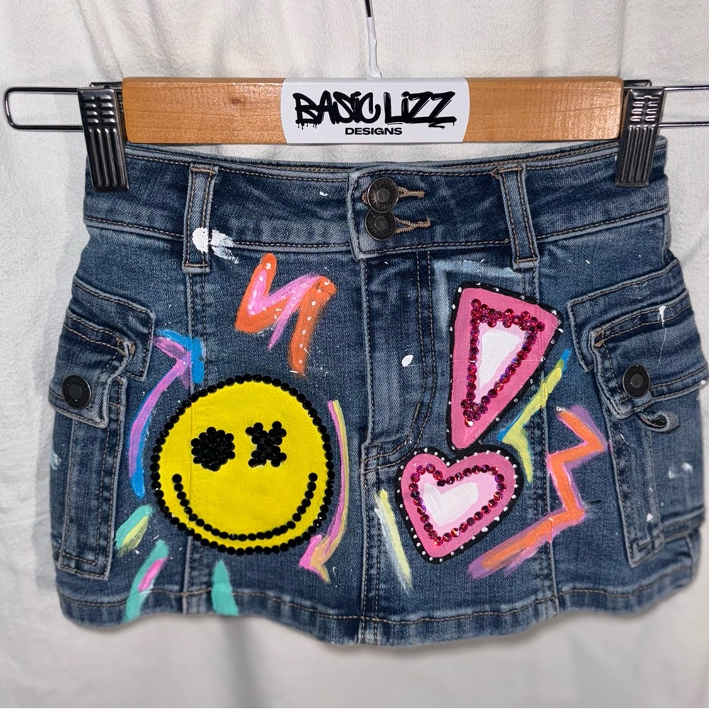 Girls Denim Skirt